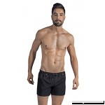 Clever Masculine Male Swim Boxer Briefs Trunks Style Swimwear Black B07BR1558B
